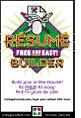 R&eacute;sum&eacute; Builder Poster